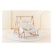 Wooden Activity Arch with Toys Cream- Miniature produit n°1