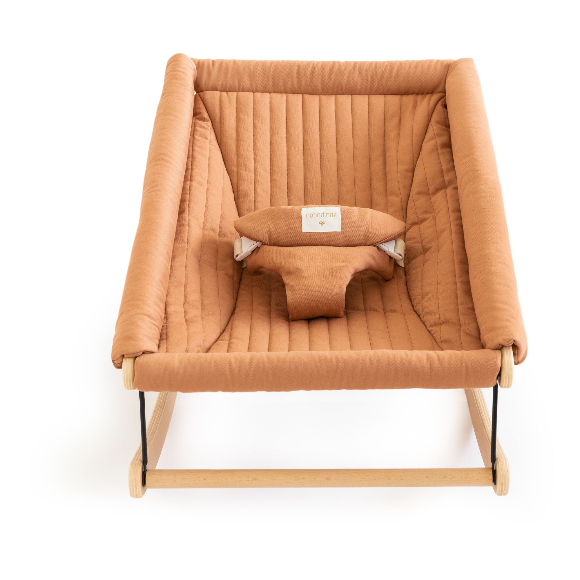 Growing Green Baby Bouncer Terracotta Nobodinoz Design Baby