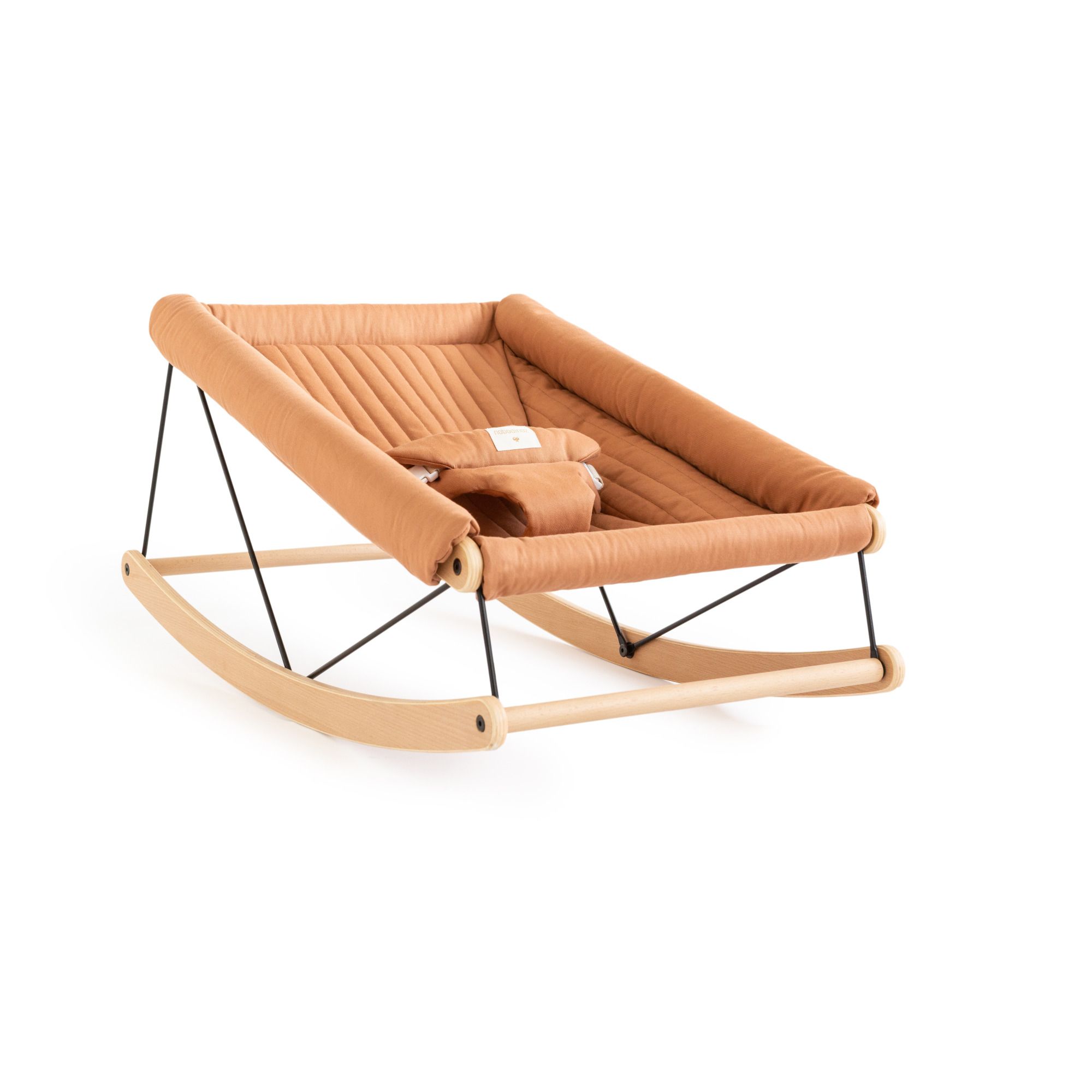 Growing Green Baby Bouncer Terracotta Nobodinoz Design Baby