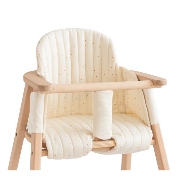 Cushion Cover For Growing Green High Chair Cream Nobodinoz Design Cushion Cover For Growing Green High, High Chair Cushion For Wooden Chairs