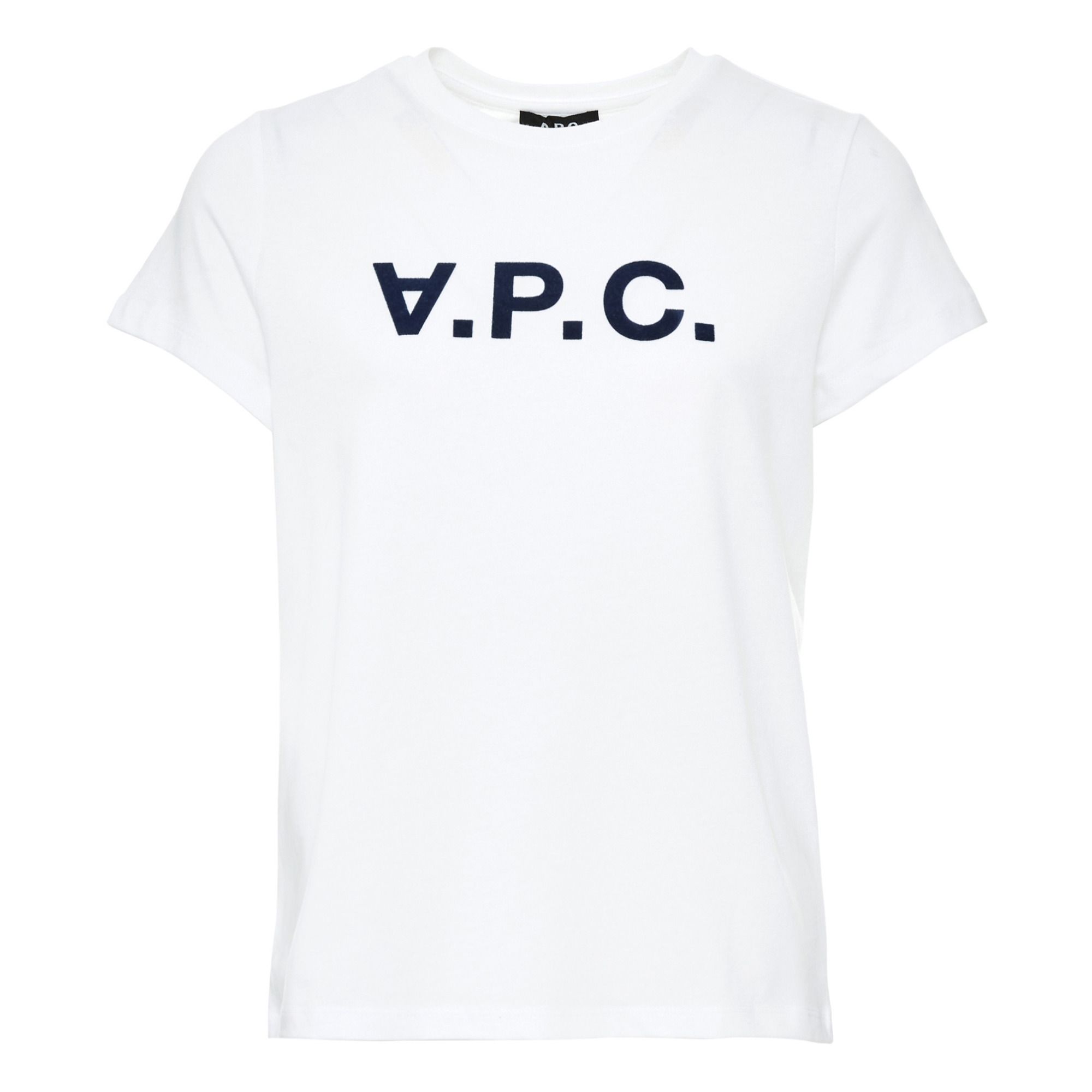A.P.C. - T-shirt Vpc F Coton Bio - Femme - Bleu marine