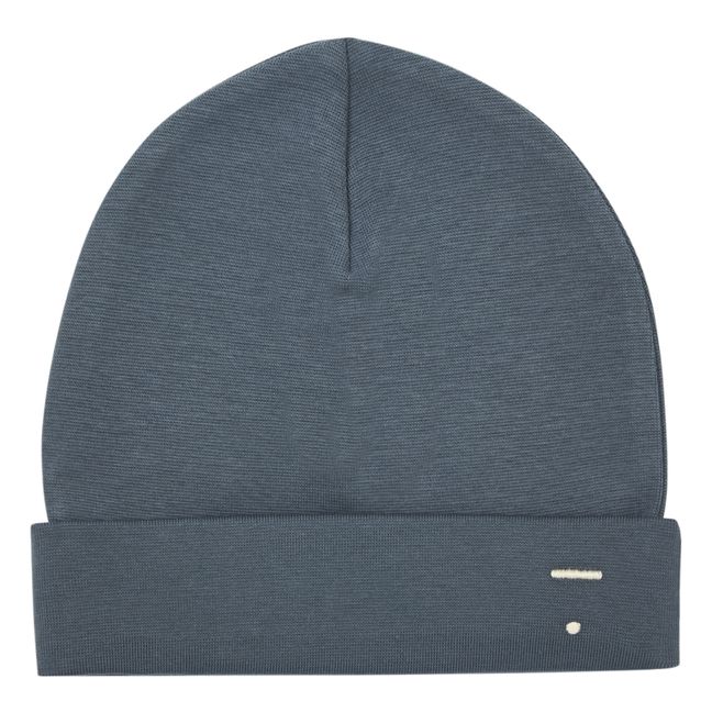 Organic Cotton Hat Grey blue