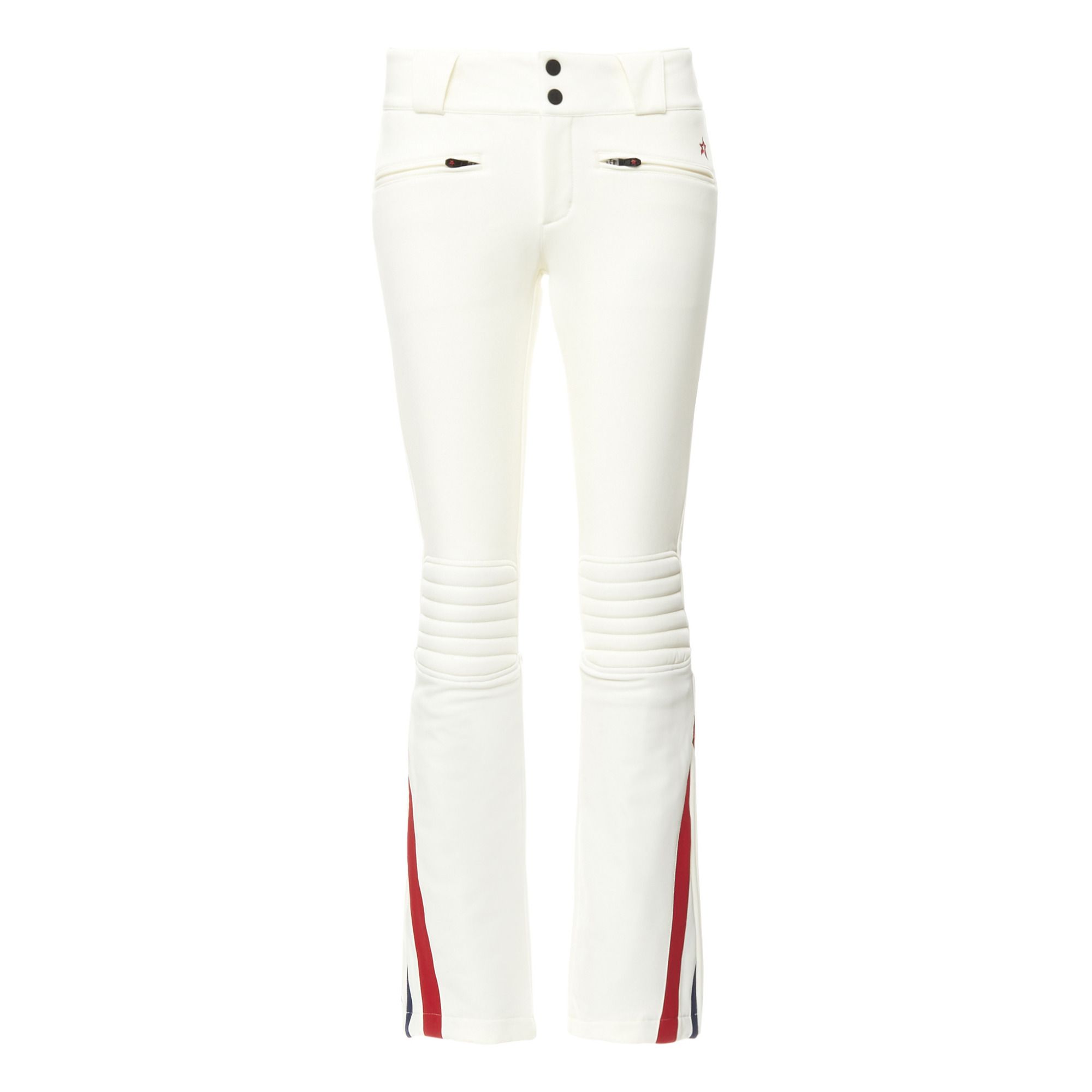 Perfect Moment - Pantalon de Ski Chevron Flare - Femme - Blanc