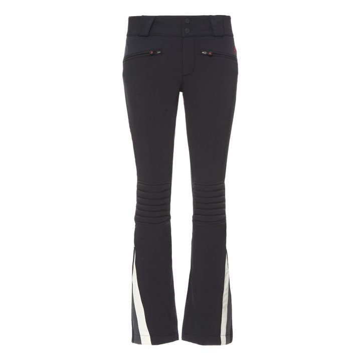 Chevron Flared Ski Pants Black Perfect 