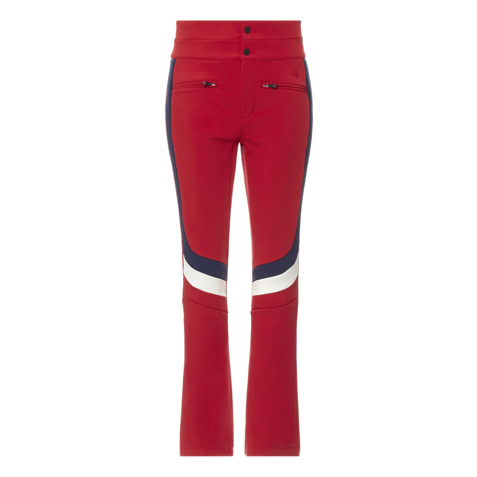 Perfect Moment - Pantalon de Ski Rainbow Aurora High Waist Flare - Femme - Rouge