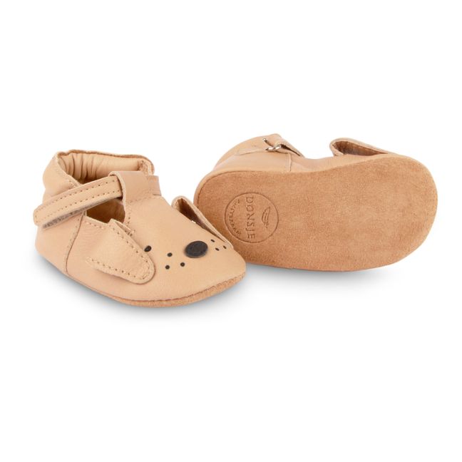 Chaussons Spark Special Cuir Beige