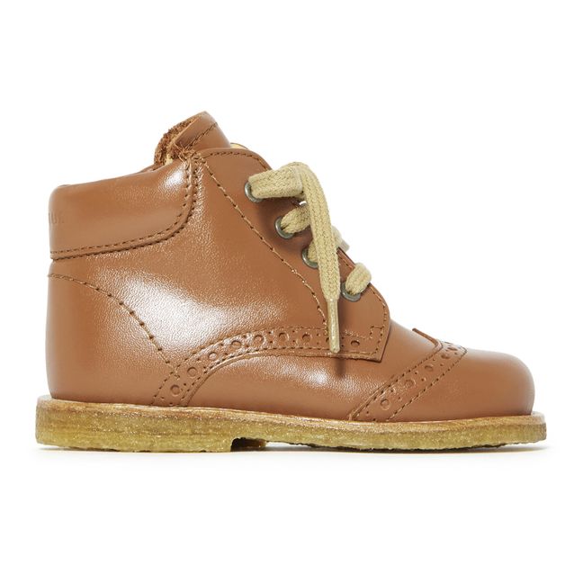 Boots with Laces Caramel
