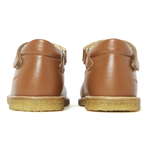 Openwork Mary Janes Caramel Angulus Shoes Children Smallable