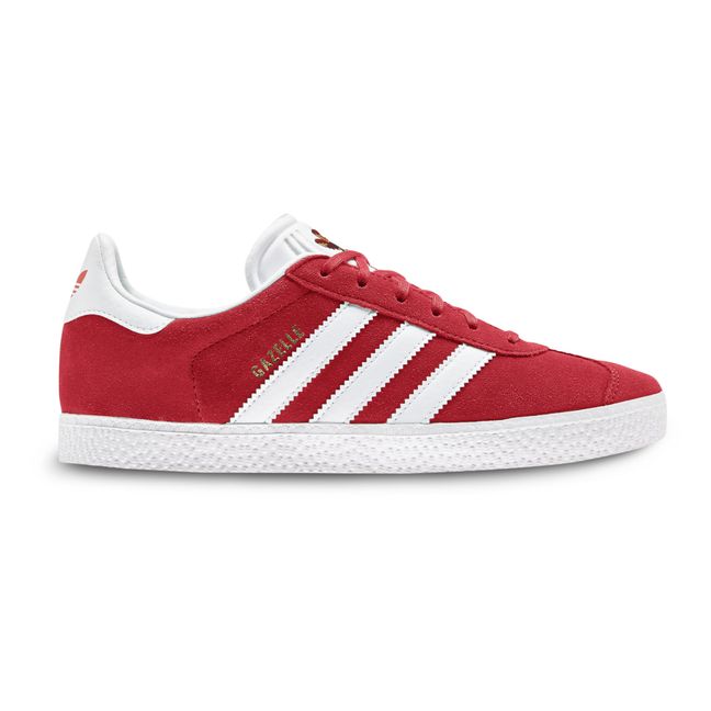 Gazelle Plain Sneakers with Laces Red