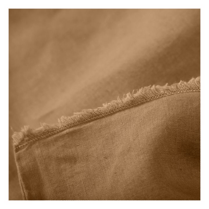 Kissenbezug aus Leinen | Haselnussbraun- Produktbild Nr. 4