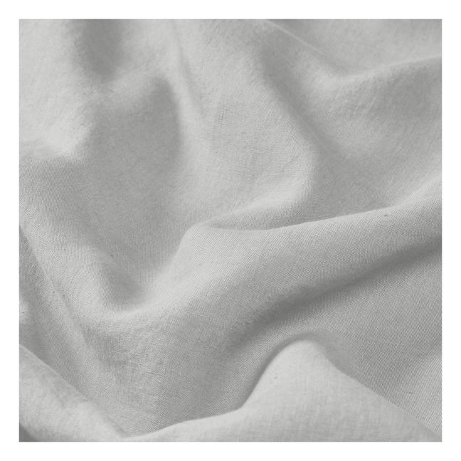 Kissenbezug aus gewaschenem Leinen | Gris graphite