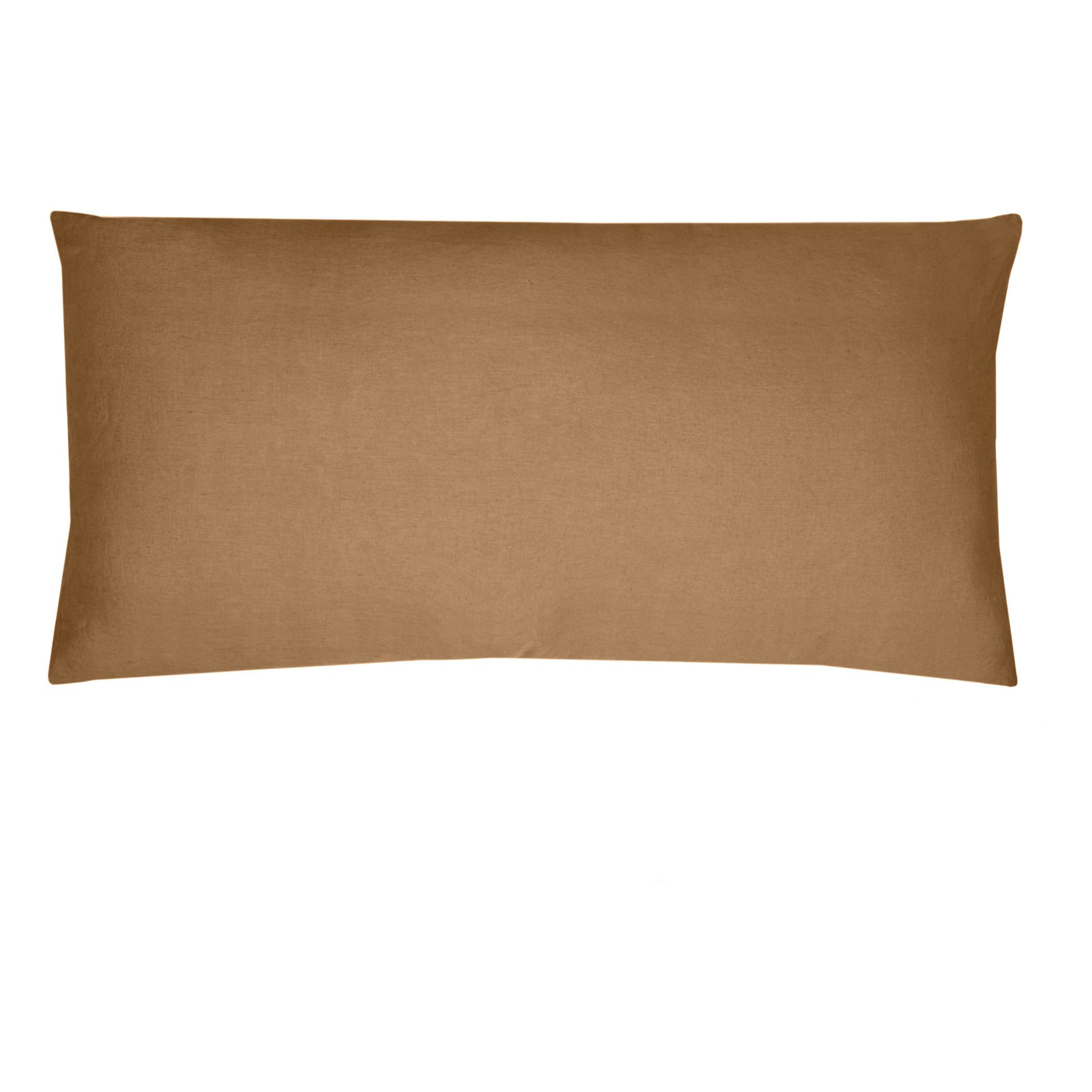 Communauté de biens - Housse de coussin en lin lavé - Noisette