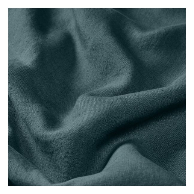 Kissenbezug aus gewaschenem Leinen | Faded Blue