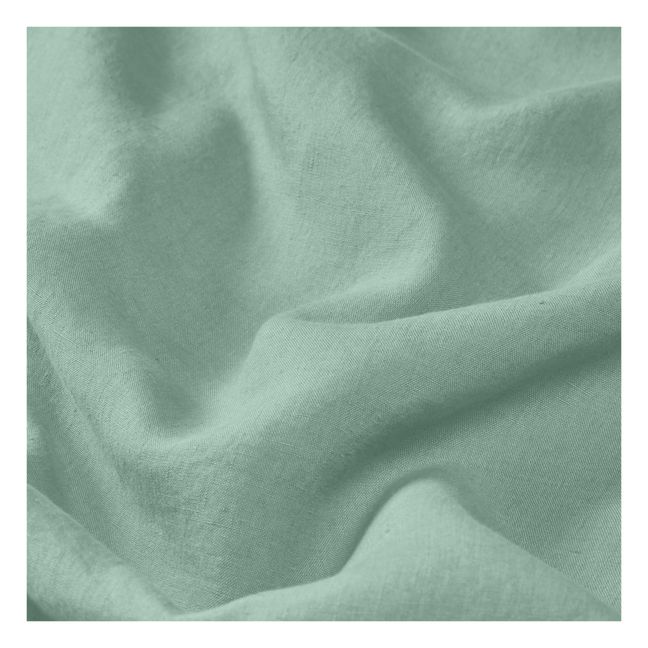 Funda de cojín de lino lavado | Salvia