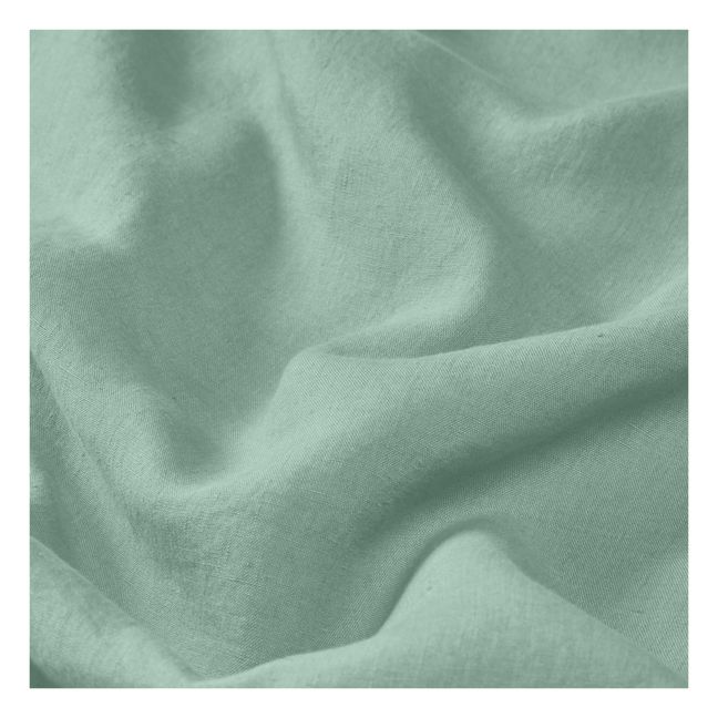 Housse de coussin en lin lavé | Sauge