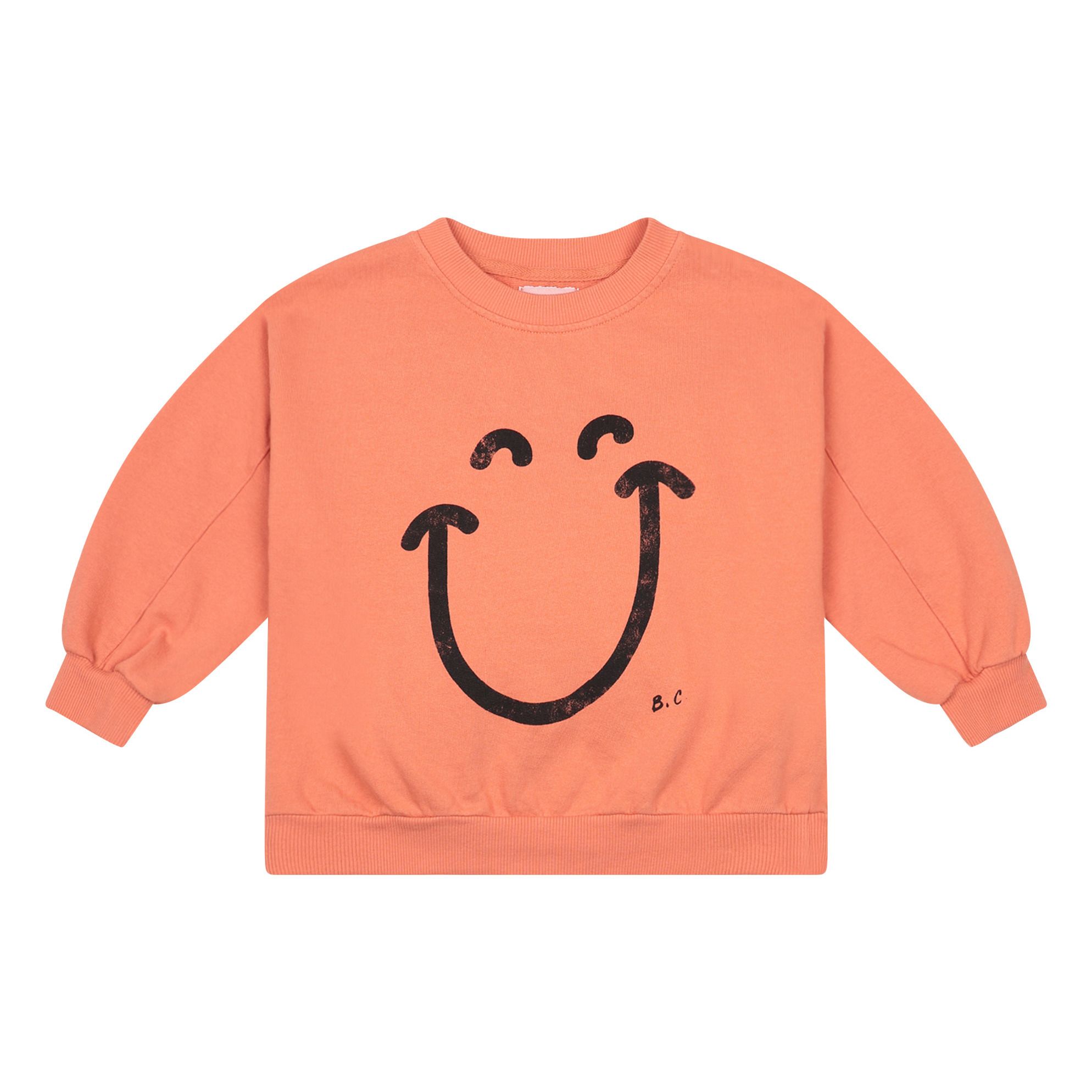 Organic Cotton Smile Jumper Orange Bobo Choses Fashion Children
