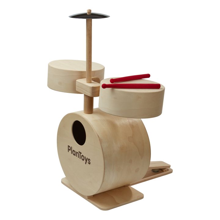 Rubberwood Toy Drum Set - Product image n°0