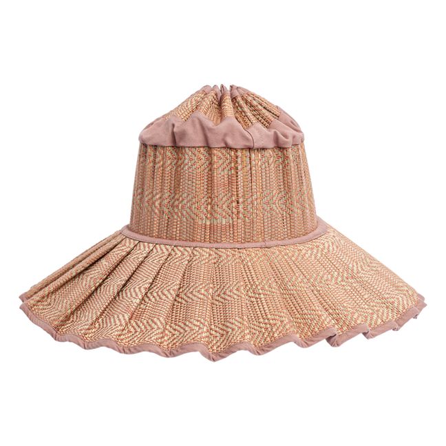 Sombrero Capri Flores Bungalow - Colección Mujer  | Terracotta