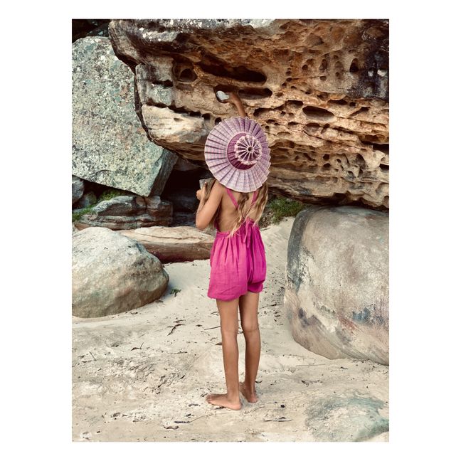 Capri Hat Wax Flower - Women's Collection  | Red