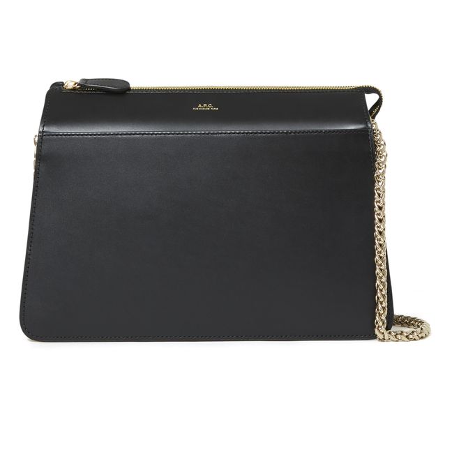 New Ella Smooth Leather Bag  | Black