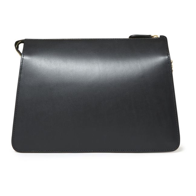 New Ella Smooth Leather Bag  | Black