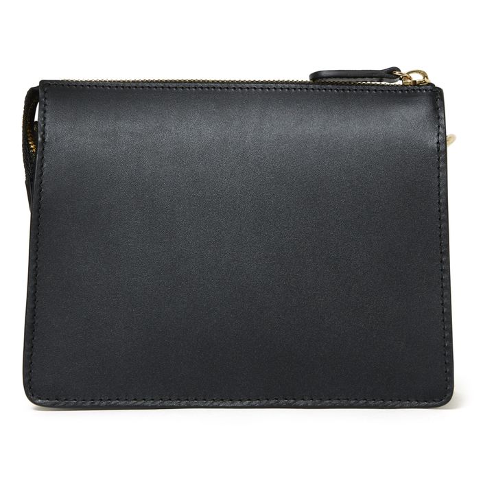 Buy A.p.c. Ella Mini Leather Shoulder Bag - Black At 30% Off