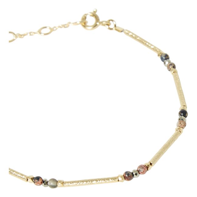 Brazalete Ella Pyrite | Dorado