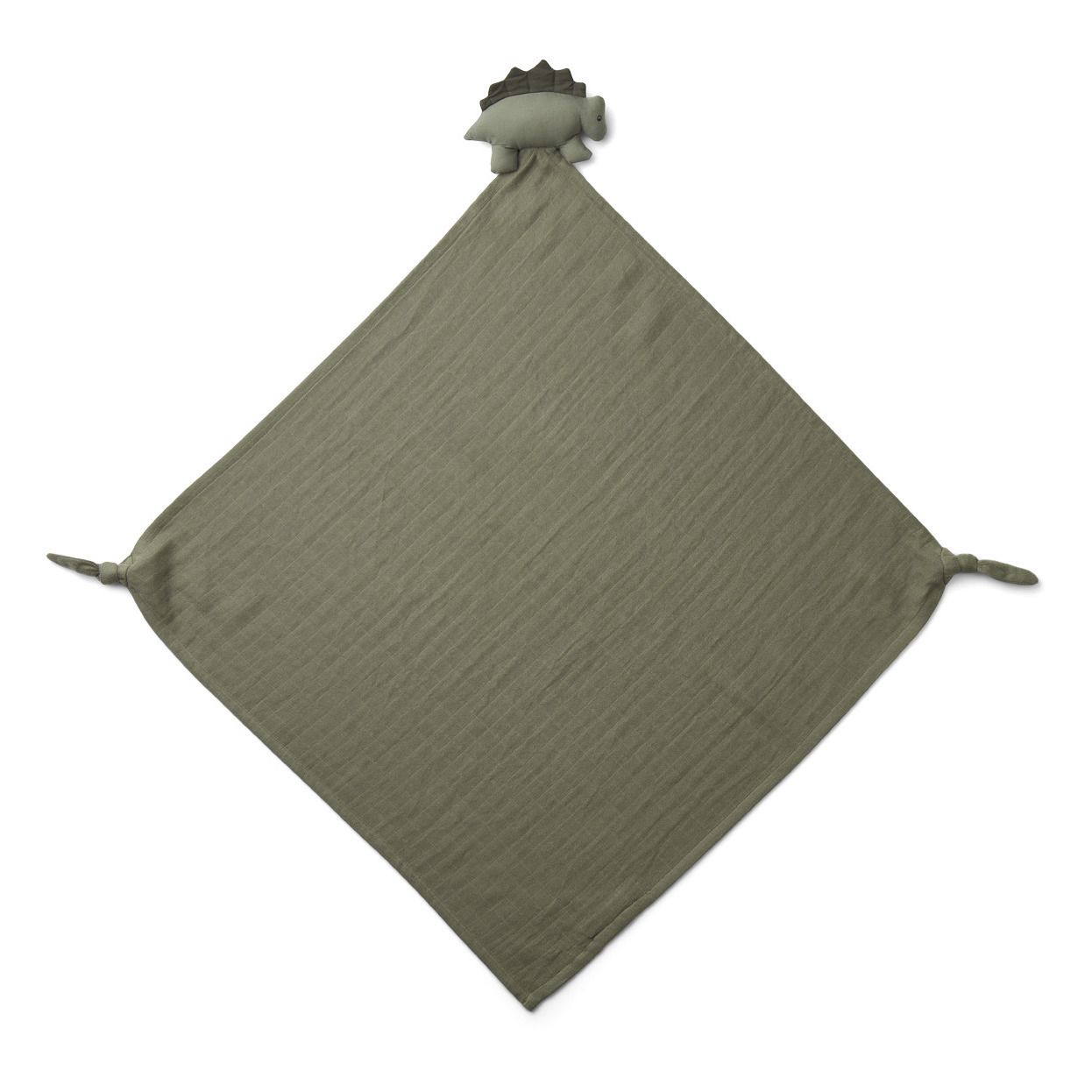 Liewood - Doudou lange Robbie Dino en coton bio - Vert