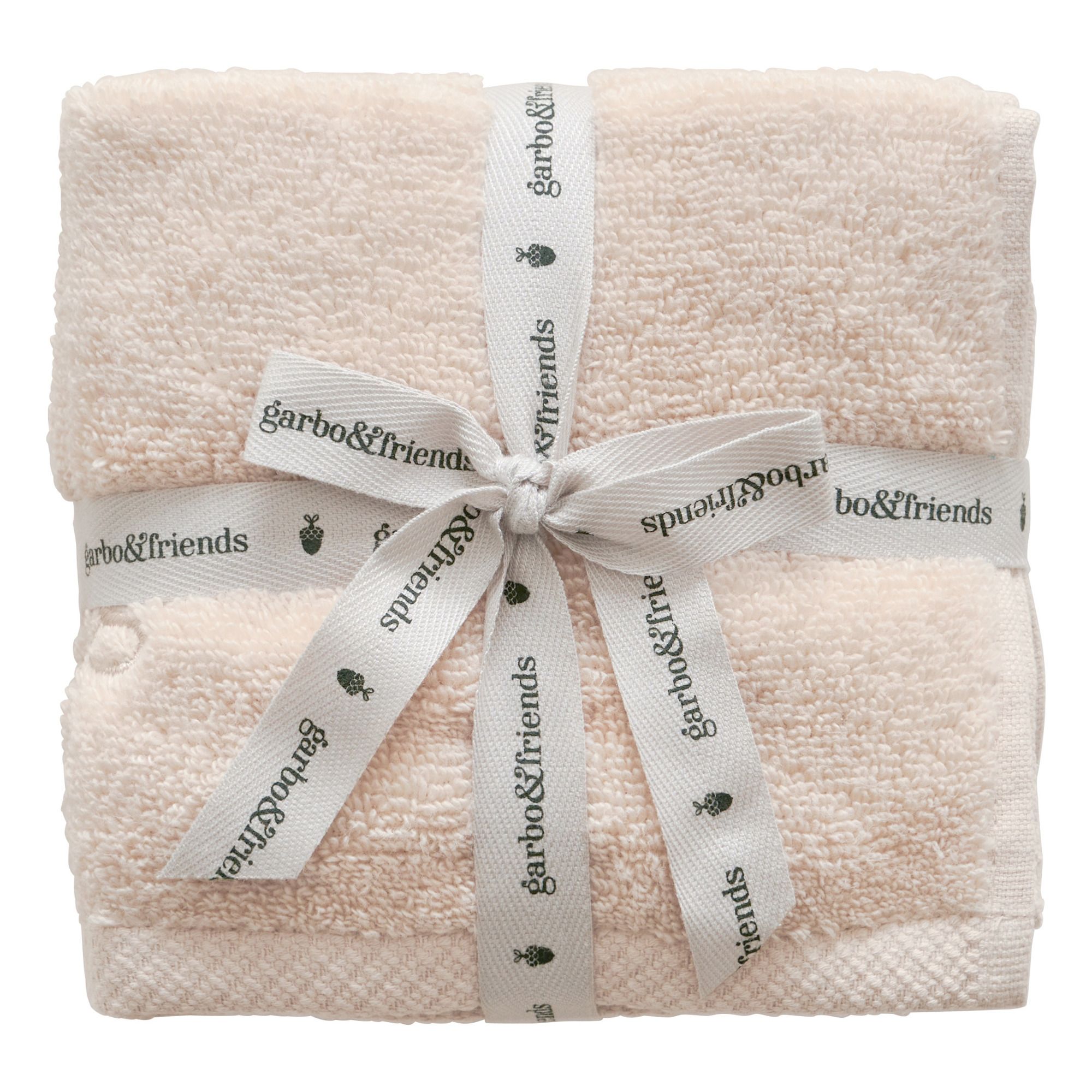 garbo&friends - Serviette d'invités - Set de 3 - Sable