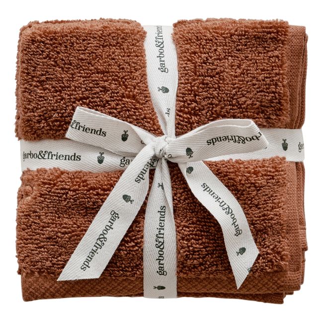 Guest Towel - Set of 3 Cinnamon