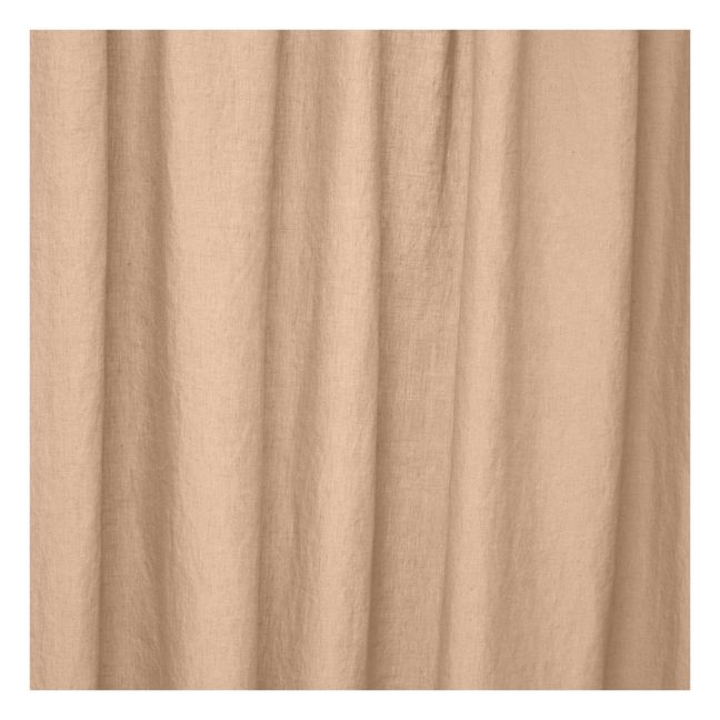 Washed Linen Sheath or Pinch Curtain Dusty Pink