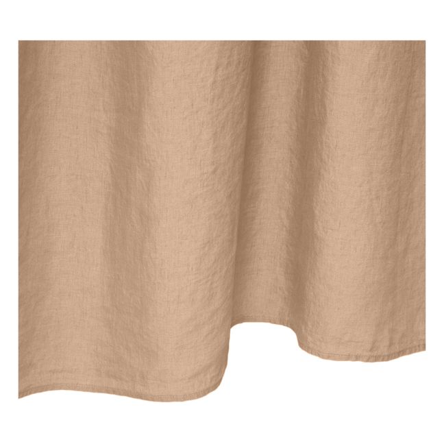 Washed Linen Sheath or Pinch Curtain | Dusty Pink