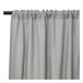 Washed Linen Sheath or Pinch Curtain Gris graphite- Miniature produit n°0