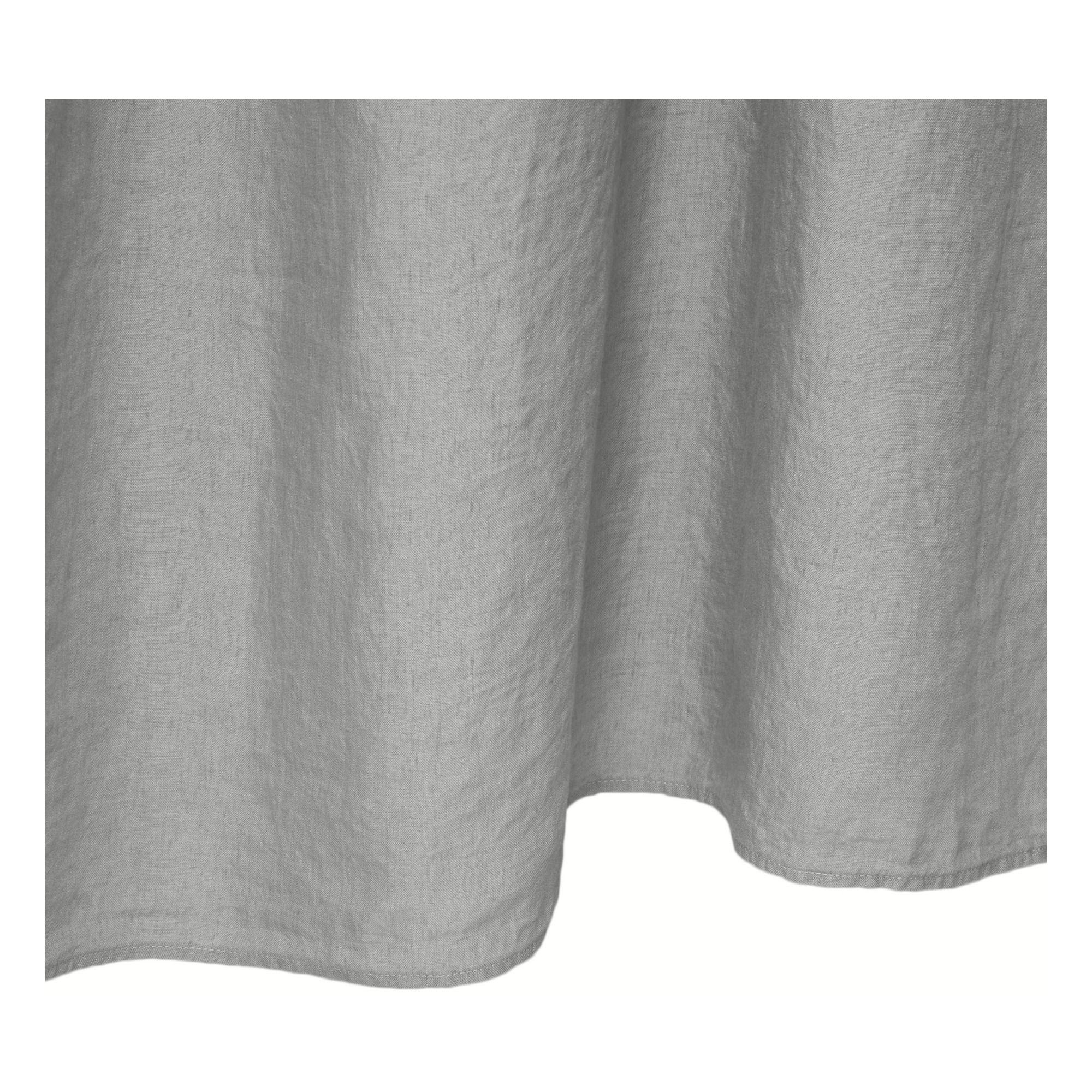Washed Linen Sheath or Pinch Curtain Gris graphite- Product image n°3