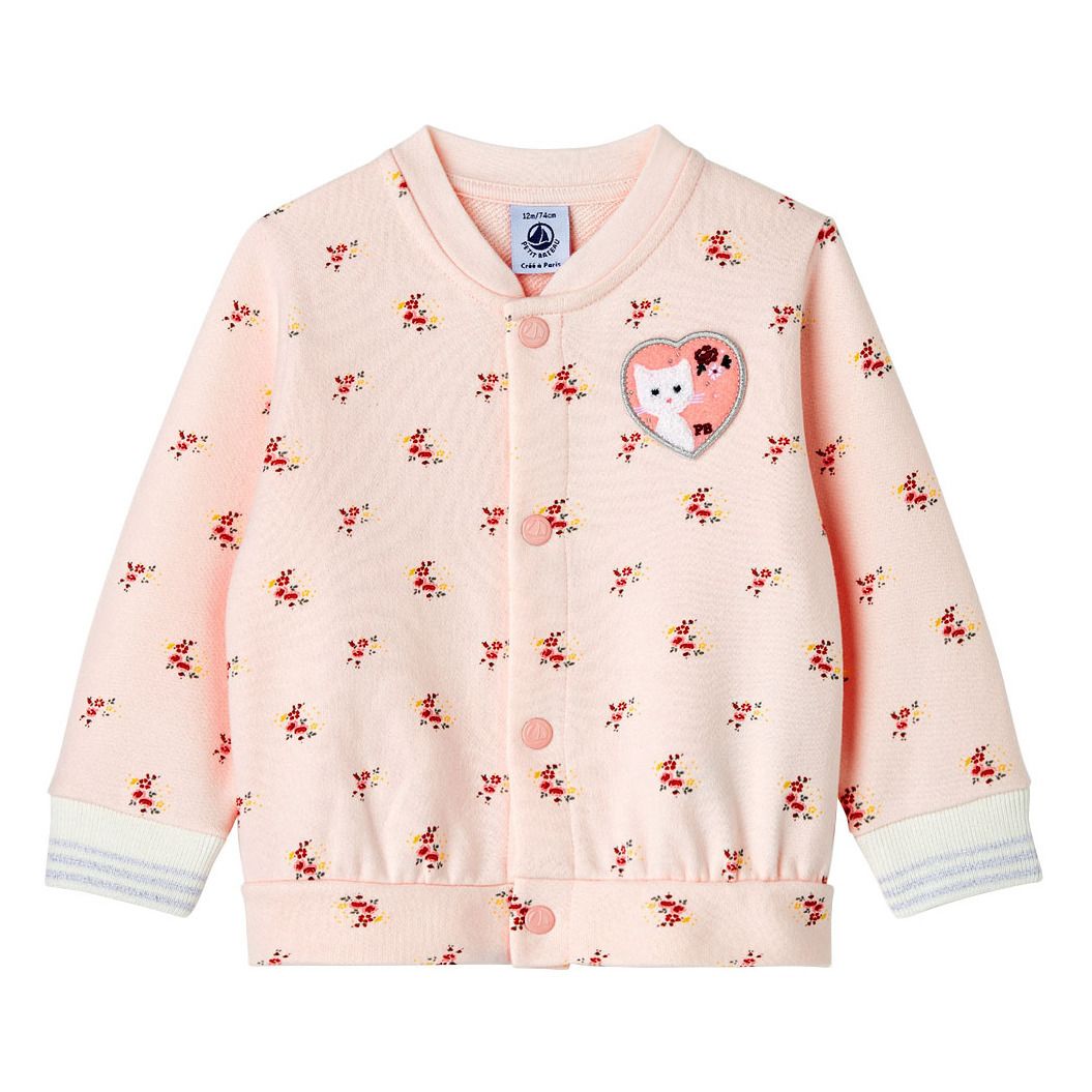Petit Bateau - Cardigan Maxima - Fille - Rose