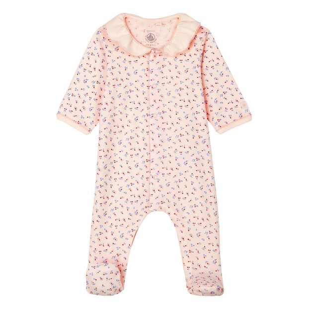 Pyjama Naissance Moon Coton Bio Rose Petit Bateau Mode Bebe