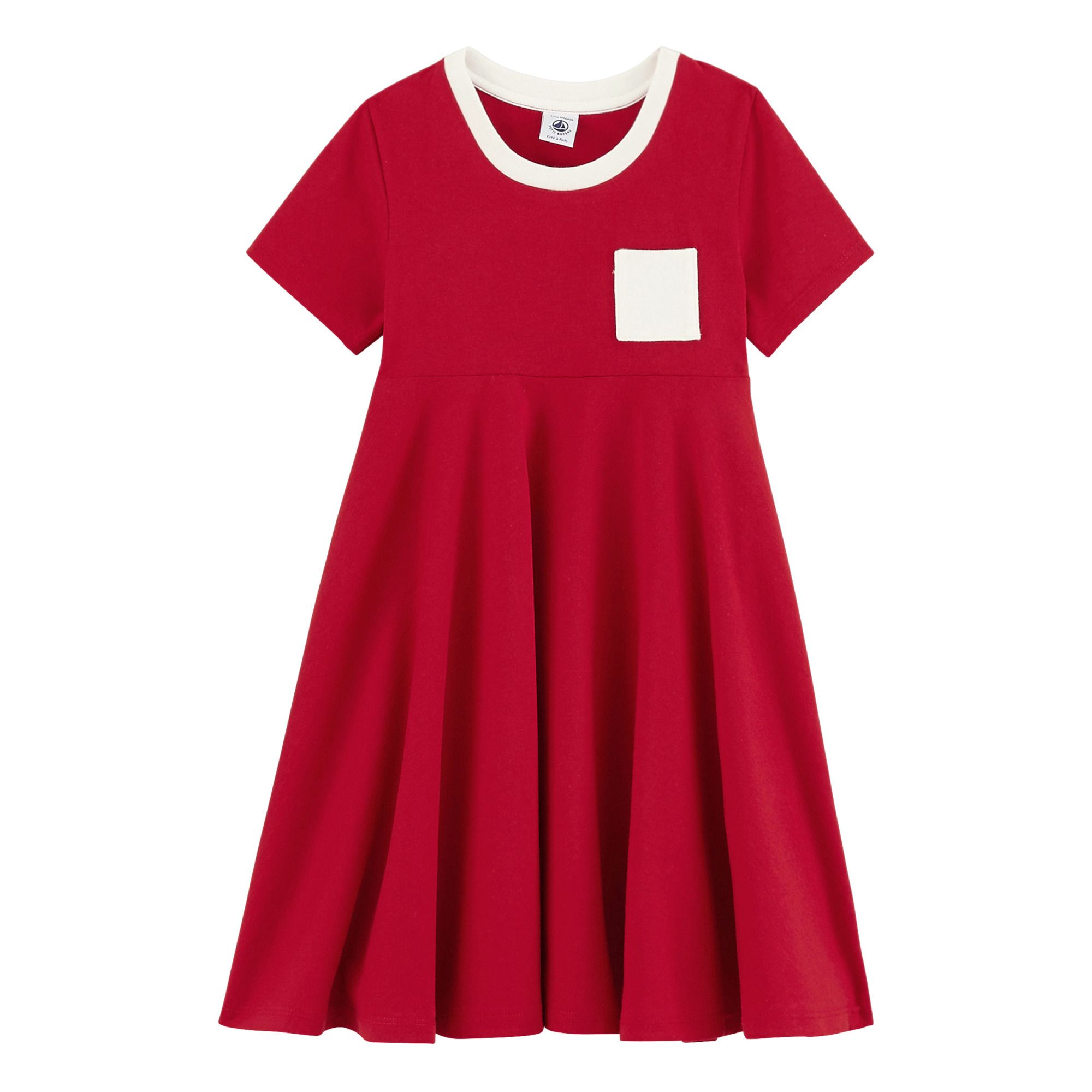 Petit Bateau - Robe Mall - Fille - Rouge