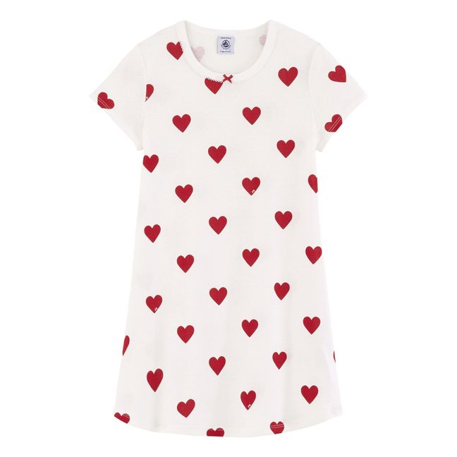 Camisa de noche Marama algodón orgánico | Blanco