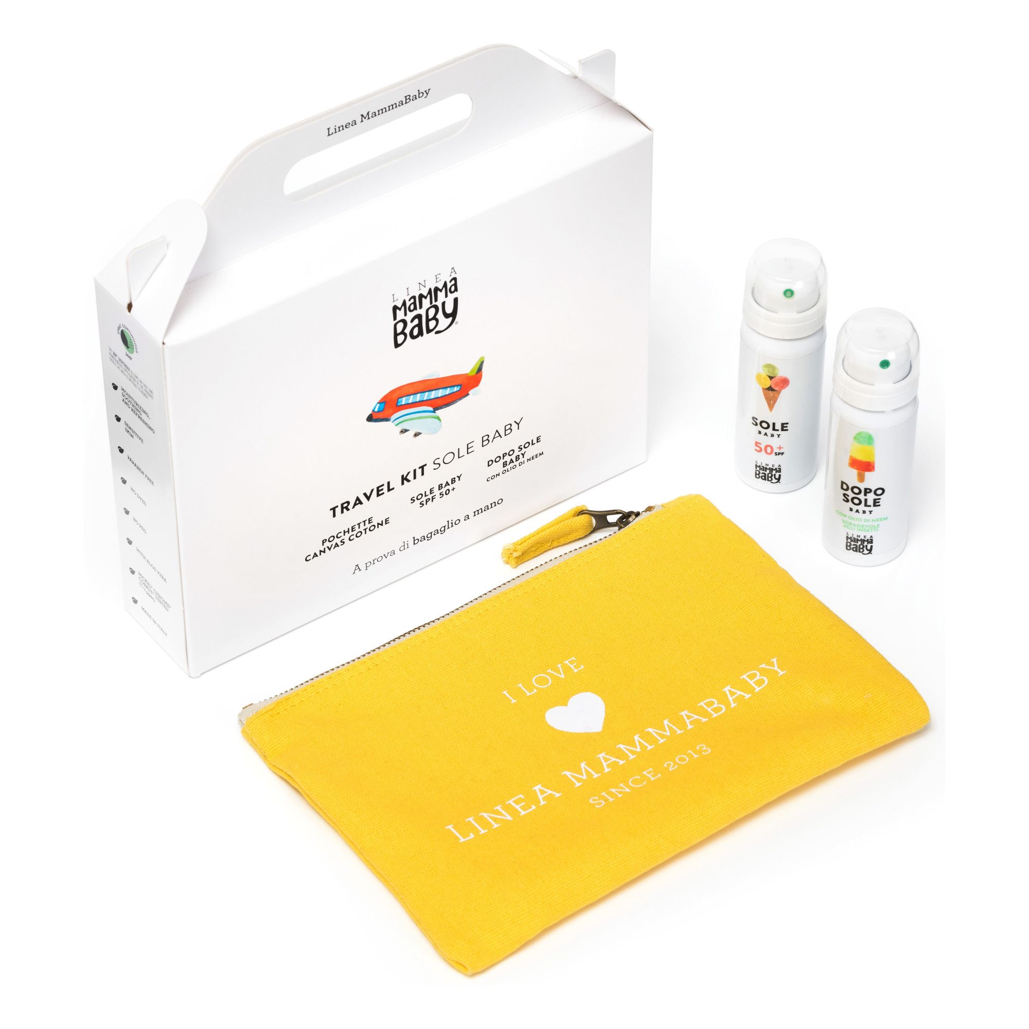 Linea MammaBaby - Travel set crème solaire - 25ml - Blanc