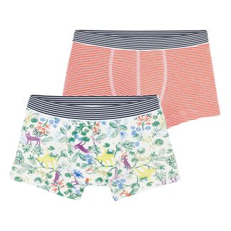 Petit Bateau Boys 5 Pack Boxers Gifted Box Style 56173 Sizes 2-12
