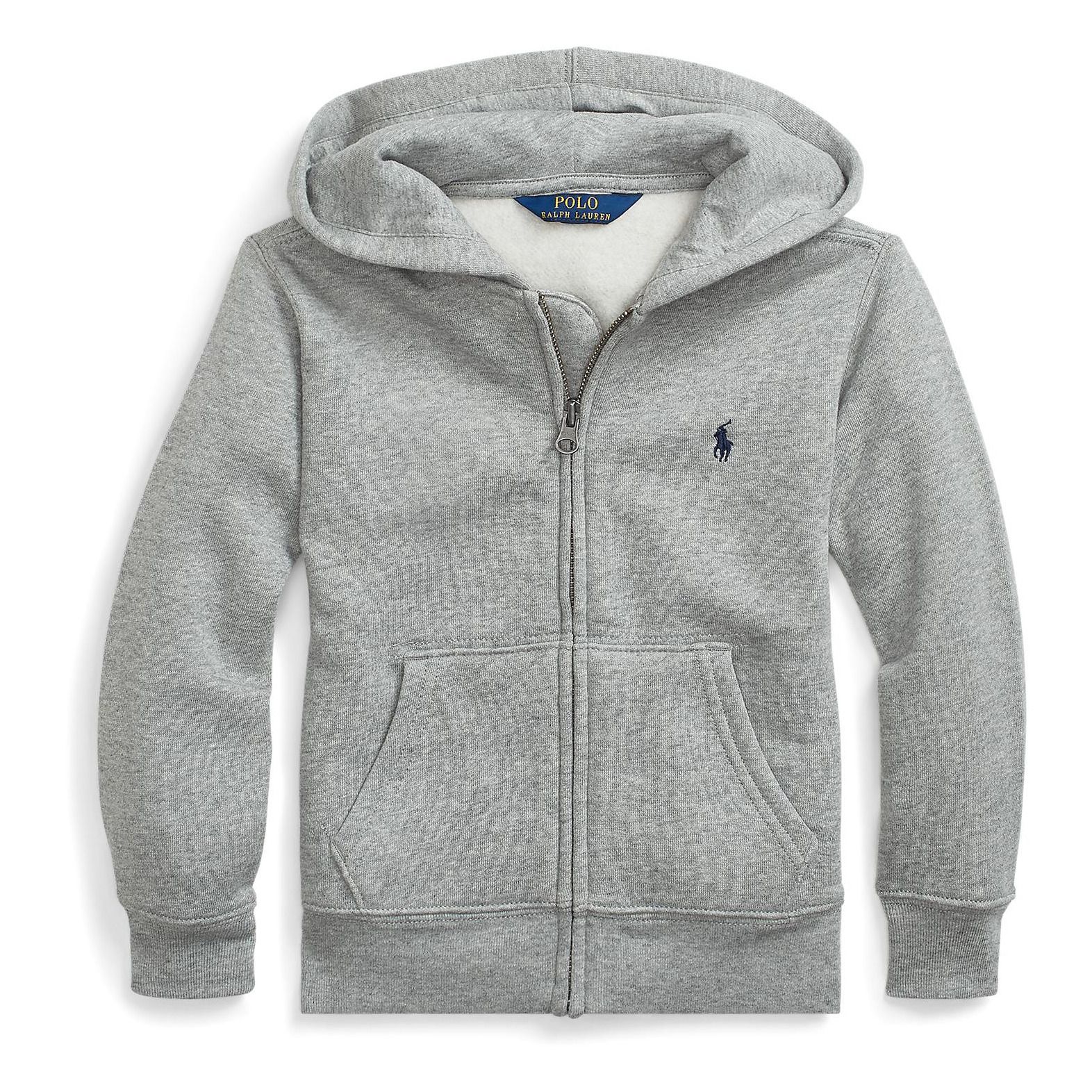 Ralph Lauren - Sweat Zippé - Garçon - Gris