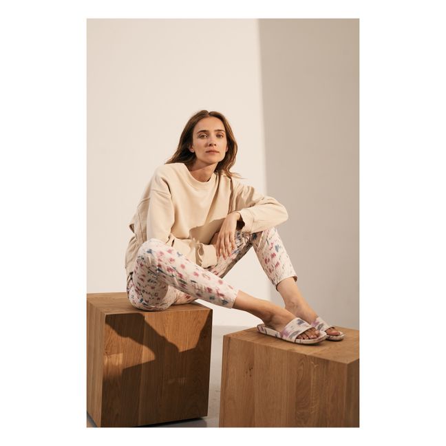 Suéter Holzer algodón orgánico | Beige rosado