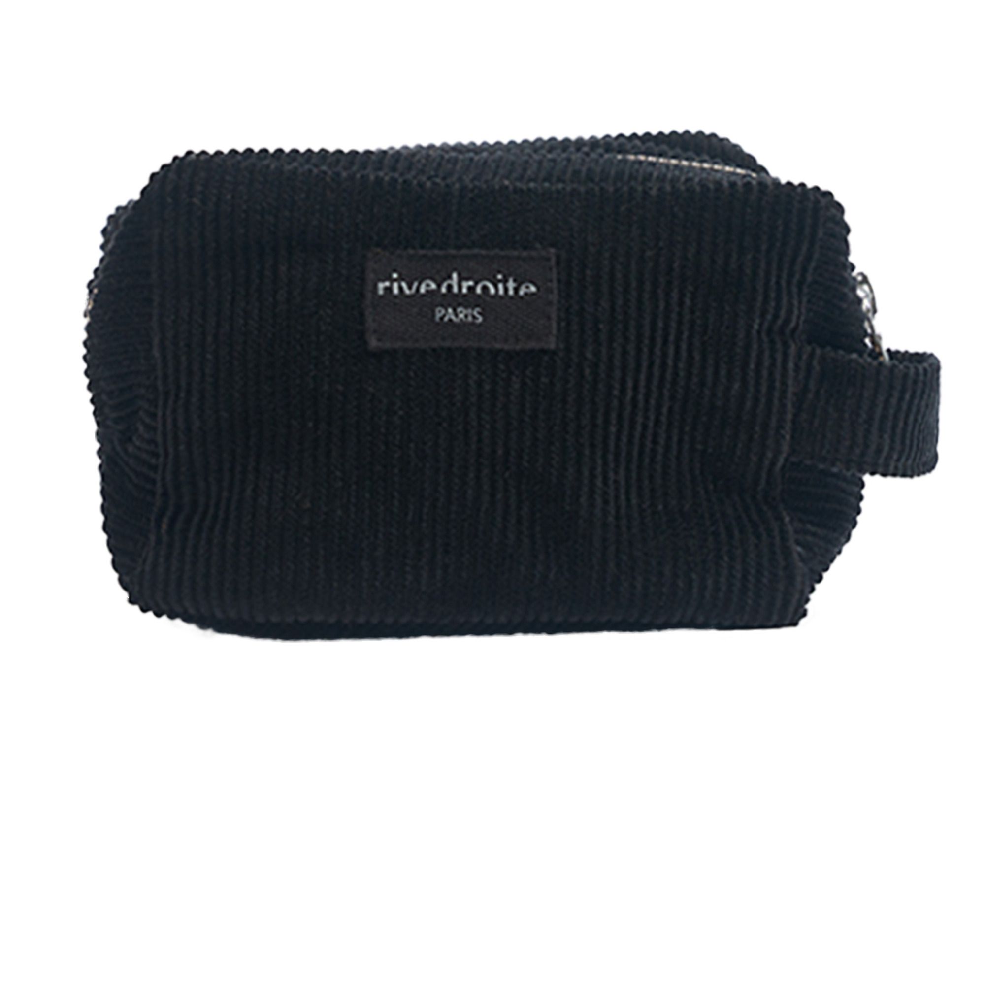 Tournelles Recycled Corduroy Makeup Bag  Black- Product image n°0