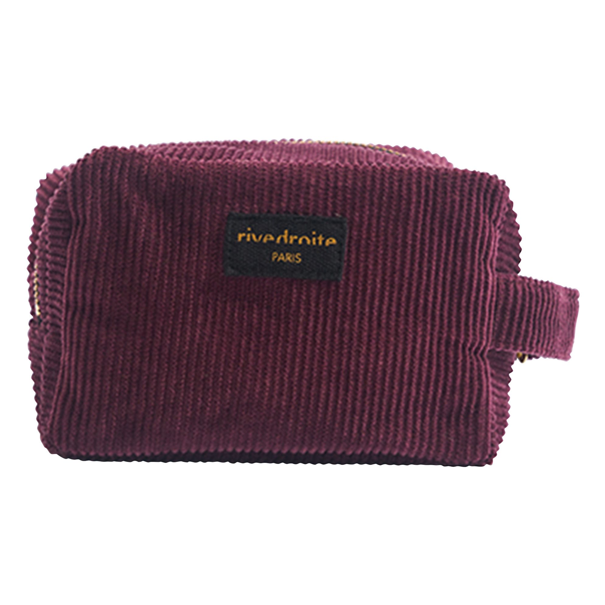 Tournelles Recycled Corduroy Makeup Bag  Scarlett Red- Product image n°0
