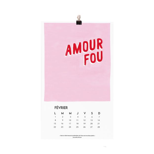 21 Calendar Taxi Brousse Design Adult