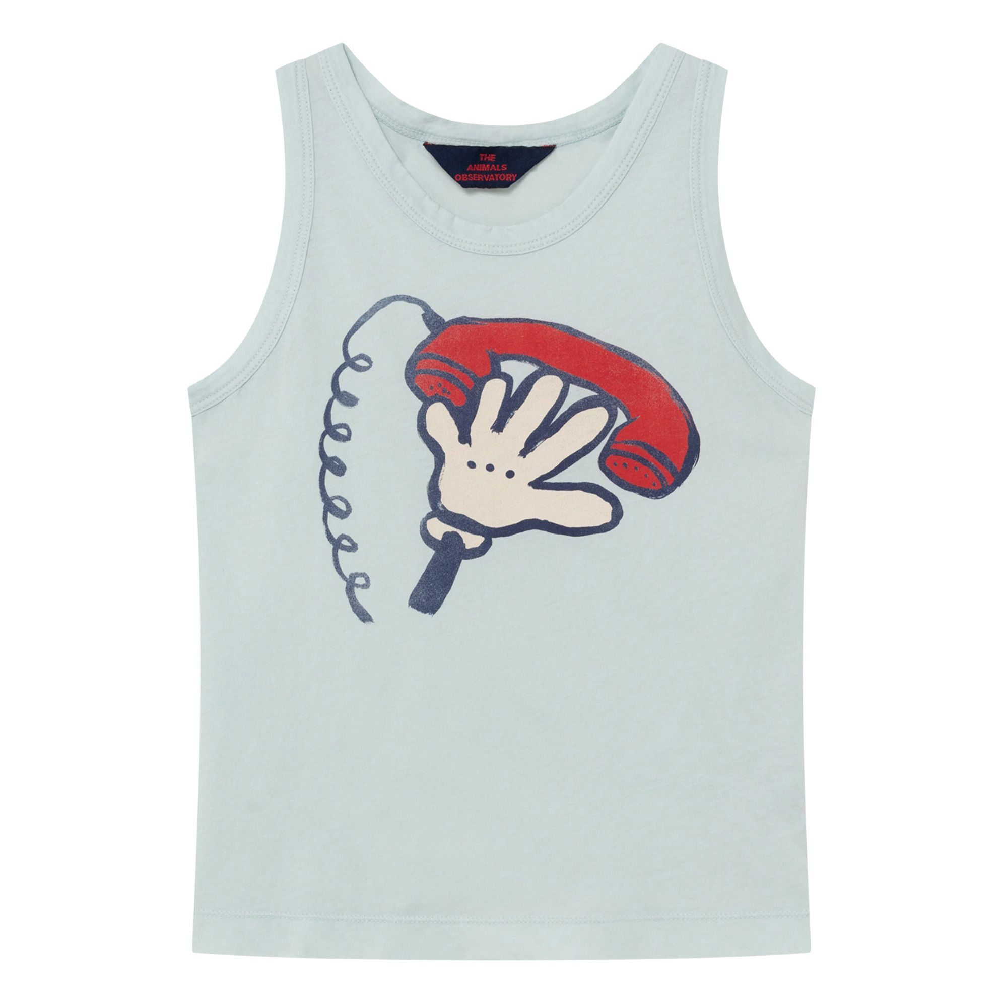 The Animals Observatory - Débardeur Frog Phone - Fille - Bleu ciel