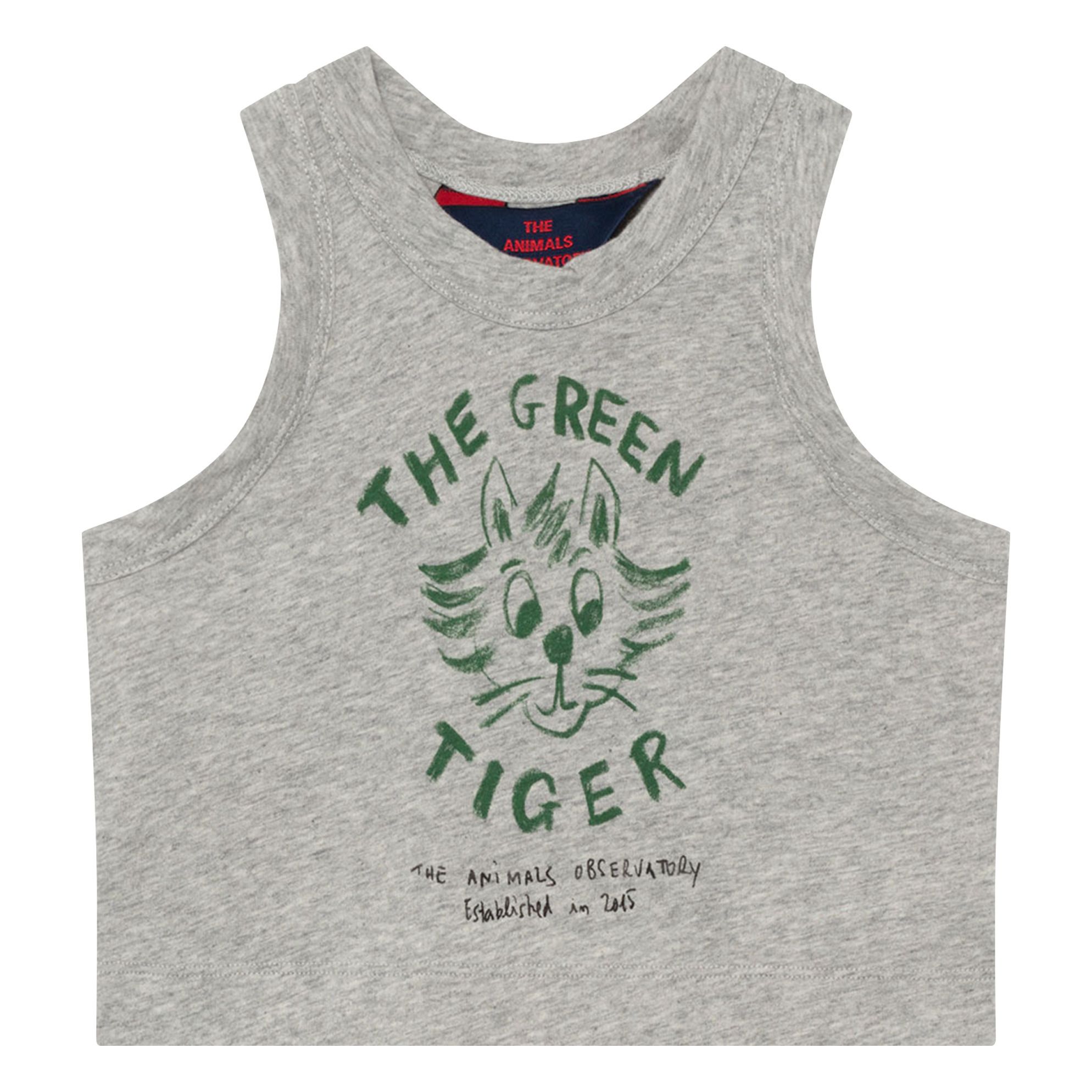 The Animals Observatory - Débardeur Frog Tiger - Fille - Gris chiné