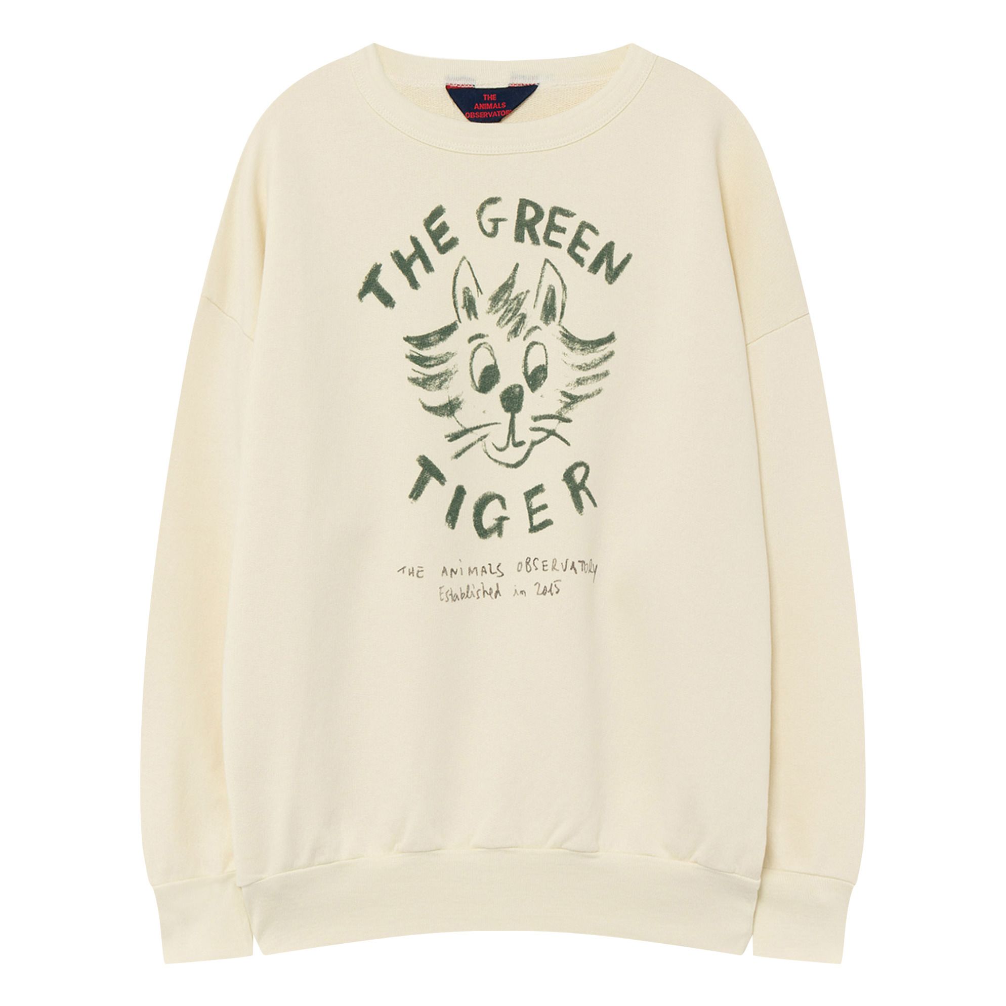 The Animals Observatory - Sweat Big Bear Tiger - Fille - Ecru