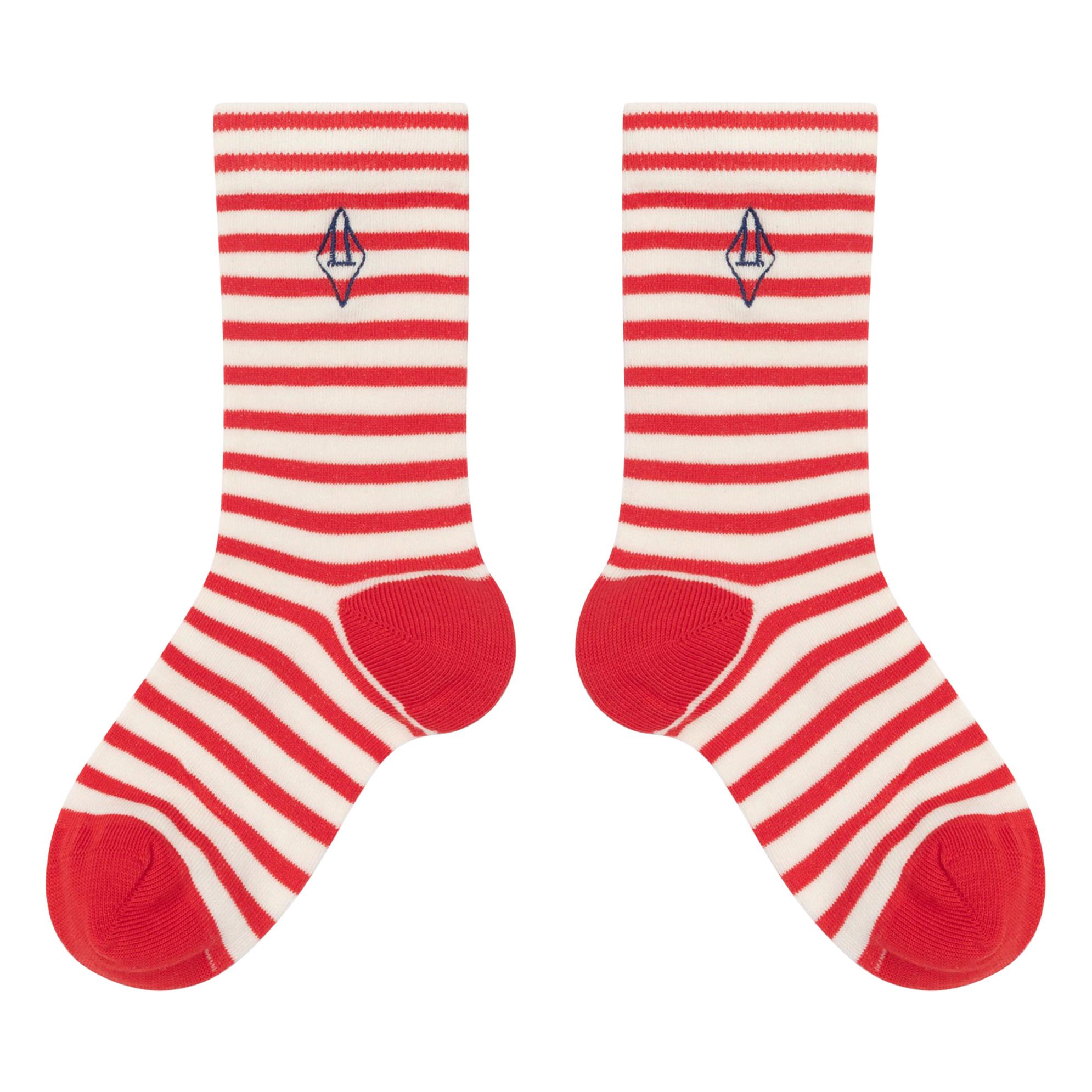 The Animals Observatory - Chaussettes Snail - Fille - Rouge