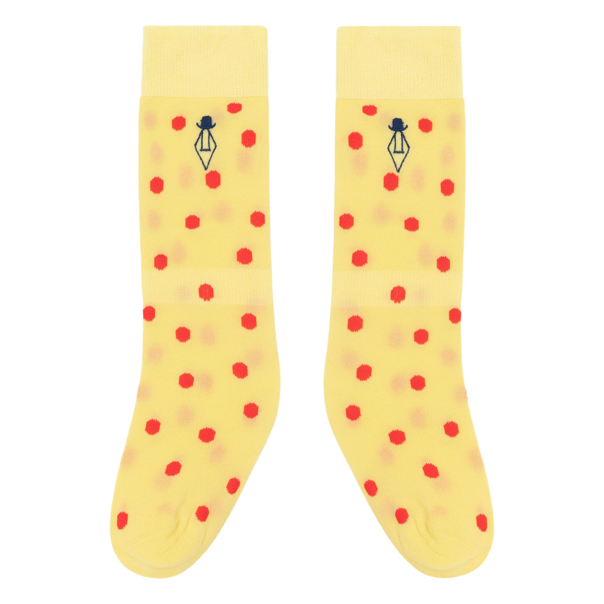 The Animals Observatory - Chaussettes Microfibre Hen - Fille - Jaune